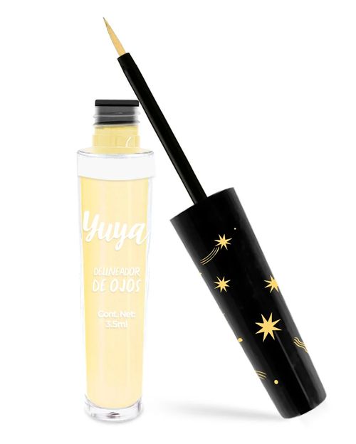 Delineador De Ojos Líquido Tu Mi Sol Personal Amarillo Yuya