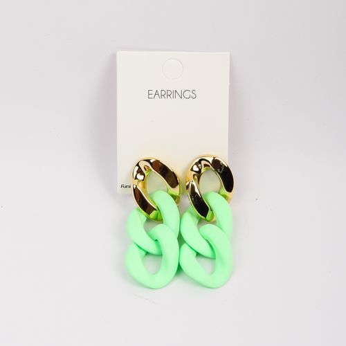 Aretes Funky Fish Verde