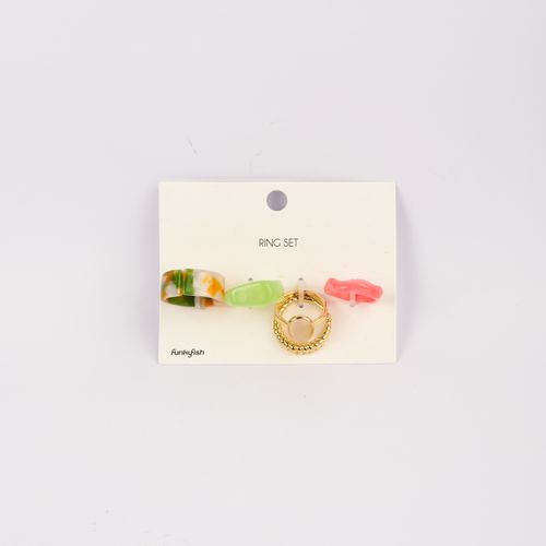 Set De Anillos Funky Fish Surtido 01674.A
