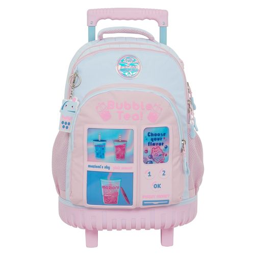 Mochila Con Ruedas Escolar Vasari Pink Bubble