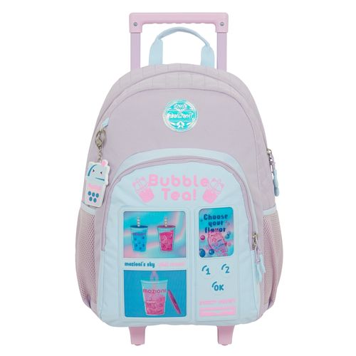 Mochila Con Ruedas Escolar Mozioni Lilac Bubble