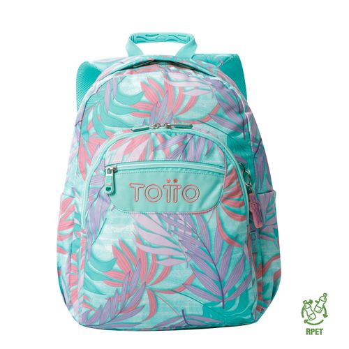 Mochila Pc Acuarela Celeste Totto