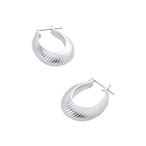 Aretes Bañado En Plata