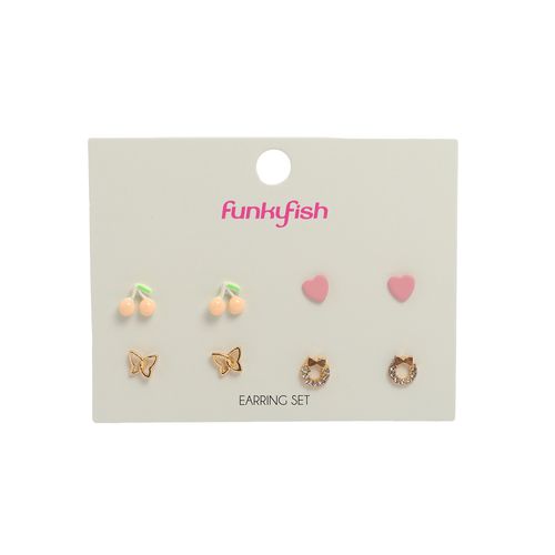 Set De Aretes Funky Fish Surtido 215.A