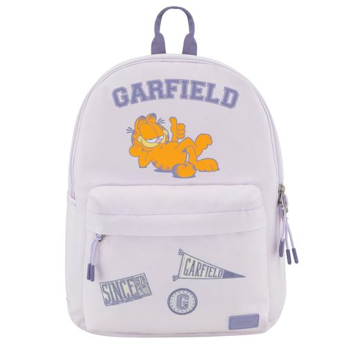 Mochila Escolar Garfield Ya lila Vasari