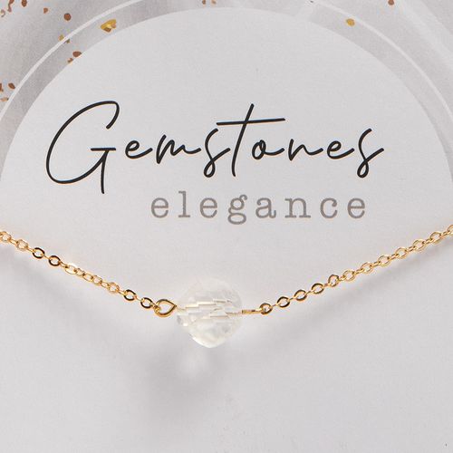 Collar Funky Fish Con Piedra Blanca