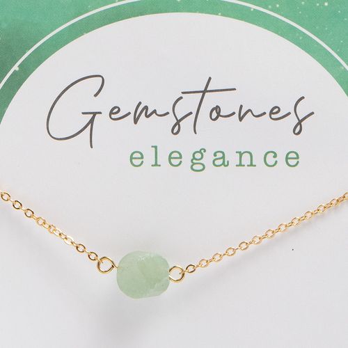 Collar Funky Fish Con Piedra Verde