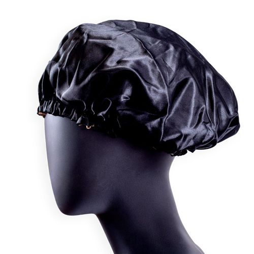 Gorro de Satín Negro Funky Fish