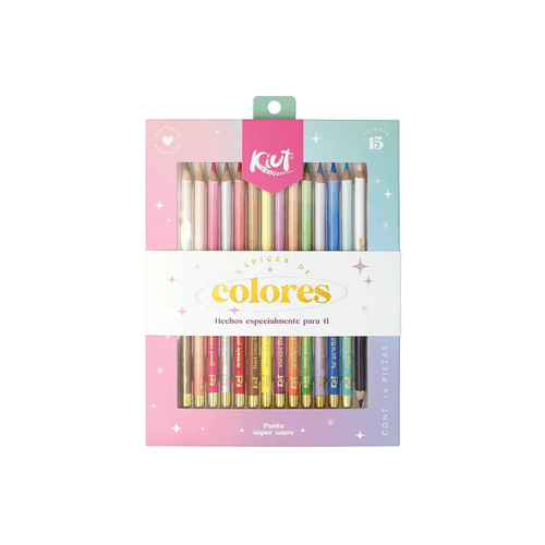 Caja Plastica Colores Kiut X 15