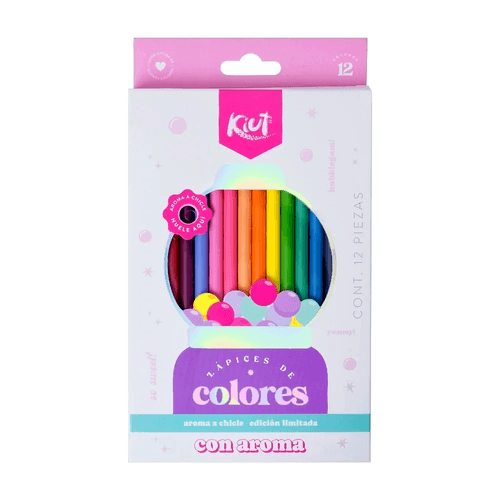 Caja Colores Kiut Con Aroma X12