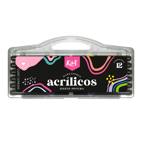 Marcadores Acrílicos Kiut X12