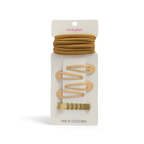 Set De Vinchas Funky Fish Beige