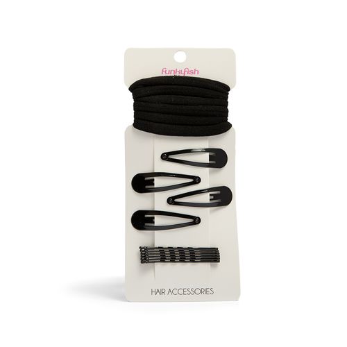 Set De Vinchas Funky Fish Negro