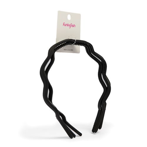 Diadema Zig Zag Funky Fish Negro