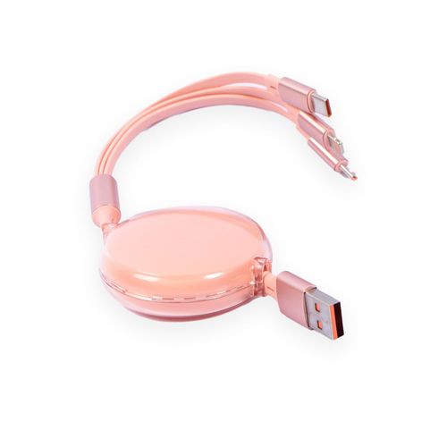 Cable USB Funky Fish Rosado