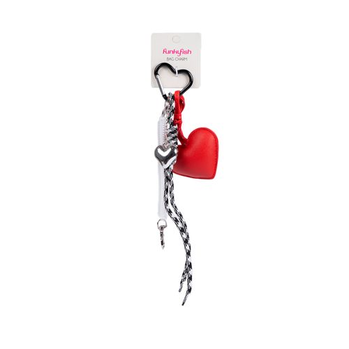 Chic Heart Charm Funky Fish
