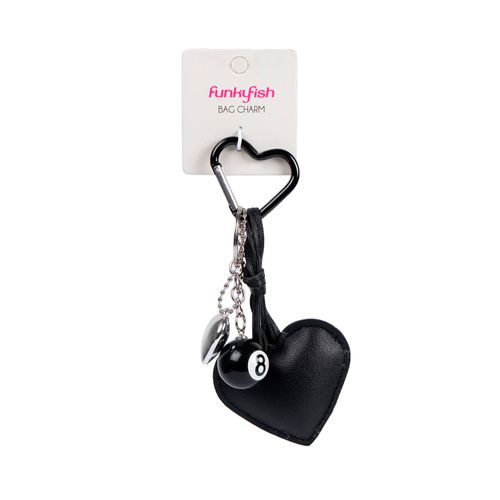 Shiny Heart Charm Funky Fish
