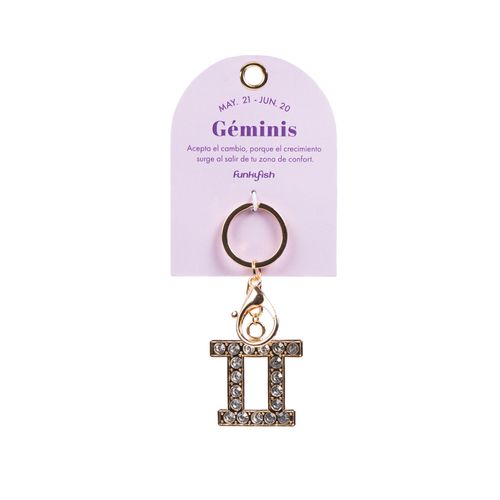 Llavero Signo Geminis Funky Fish