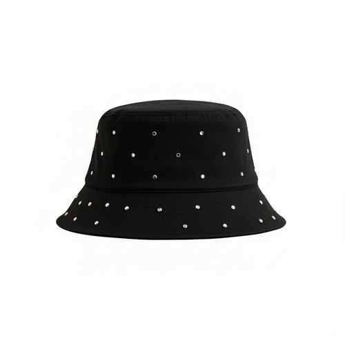 Bucket Hat Black Shine Funky Fish
