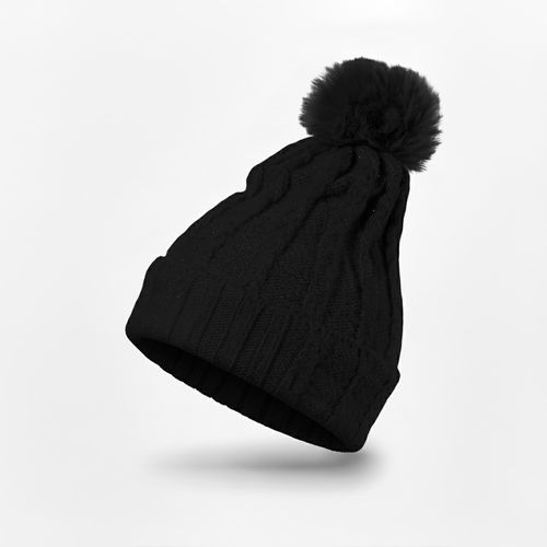 Gorro Negro Pompón Funky Fish