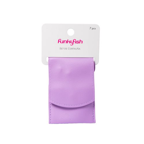 Kit de Manicure y Pedicure Morado Funky Fish