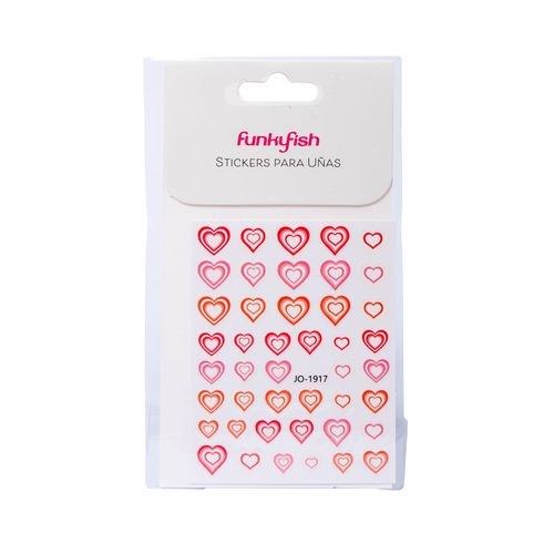 Stickers para Uñas Corazones Funky Fish