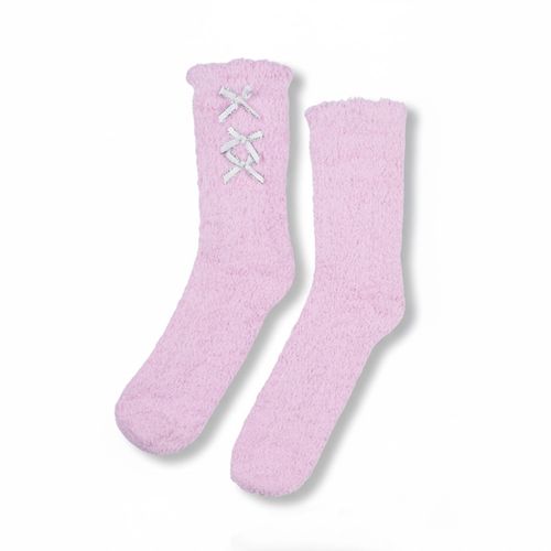Medias Rosadas con Lazo Funky Fish