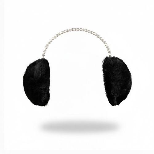 Orejeras Negras Con Perlas Funky Fish