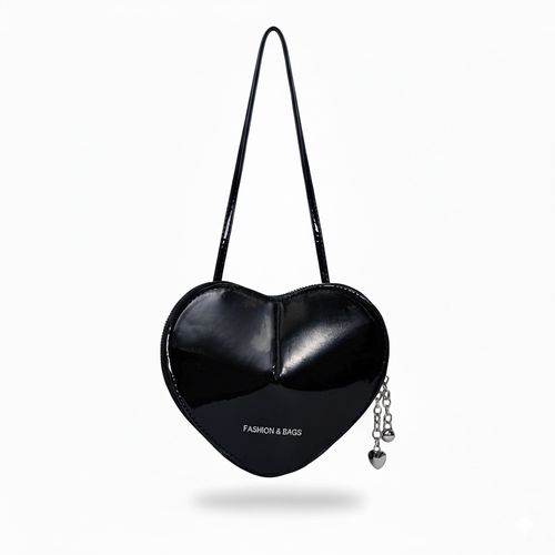 Mini Cartera Corazon Negra Funky Fish