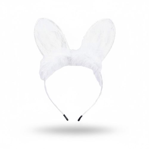 Diadema Conejo Encaje Blanco Funky Fish