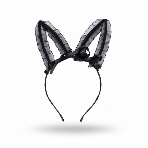 Diadema Conejo Tul Negro Funky Fish