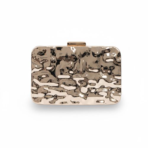 Cartera Metalica Dorada Funky Fish