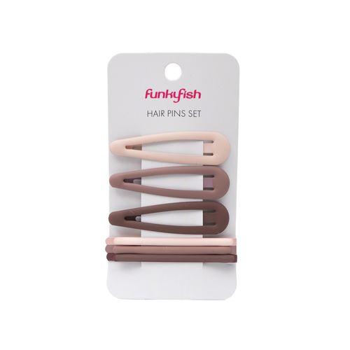 Set Clips de Cabello Nude Funky Fish