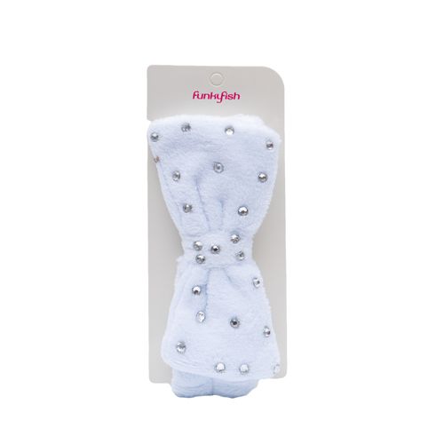 Cintillo Acolchado Blanco Funky Fish