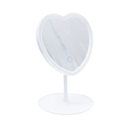 Espejo Beauty Corazon con Luz LED Portátil Funky Fish