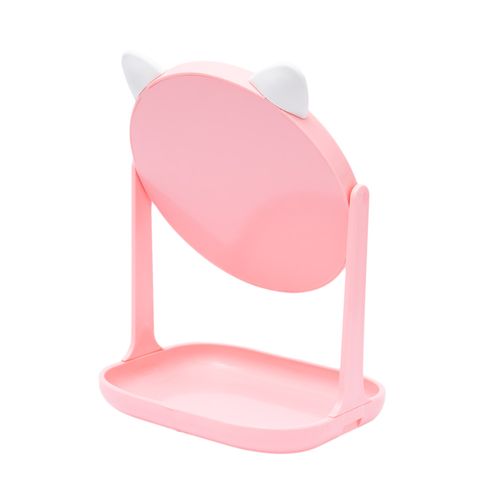 Espejo de Tocador Rosa con Bandeja Funky Fish