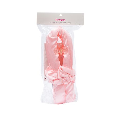 Set Rizador Rosa de Cabello sin Calor Funky Fish