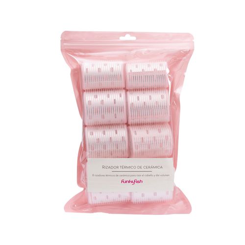 Set Rizadores Termicos Rosa Funky Fish