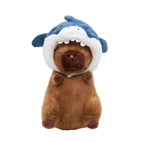 Peluche Capibara Gorra Tiburón Funky Fish
