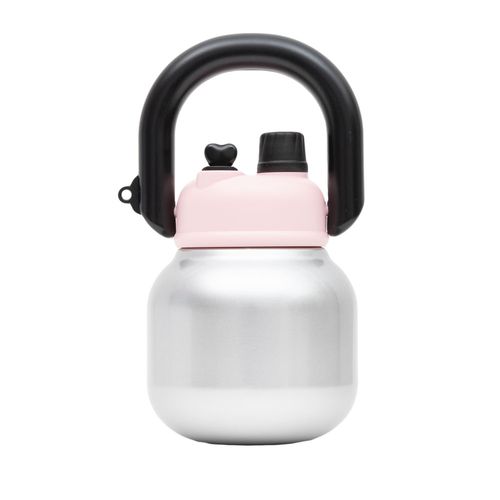 Botella Compacta Plateada Pequeña Funky Fish