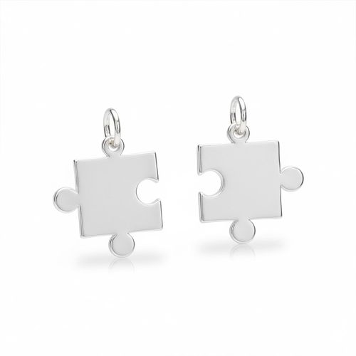Dije Puzzle Bañado en Plata Funky Fish