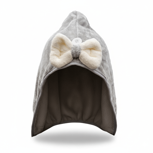 Toalla de Cabello Gris Funky Fish