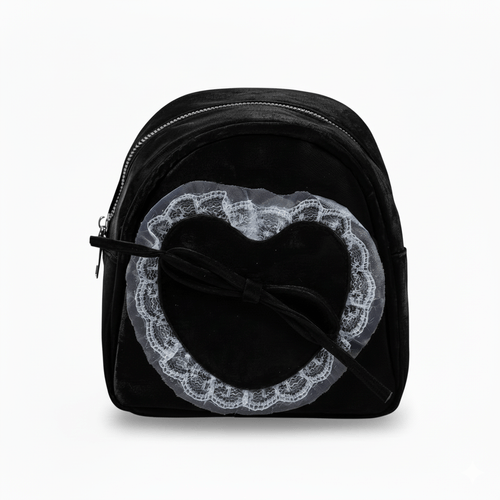 Mini Mochila Black Heart Funky Fish
