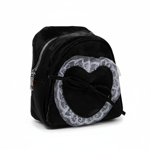 Mini Mochila Black Heart Funky Fish