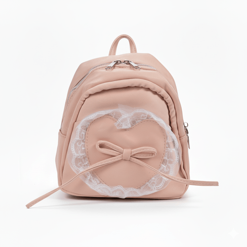 Mini Mochila Pink Heart Funky Fish