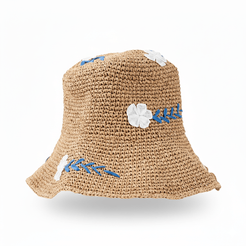 Sombrero Floral Azul Funky Fish