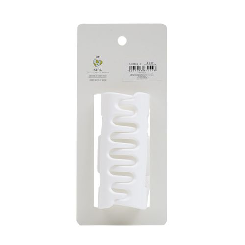 Pinza para Cabello Flexible Blanca Funky Fish