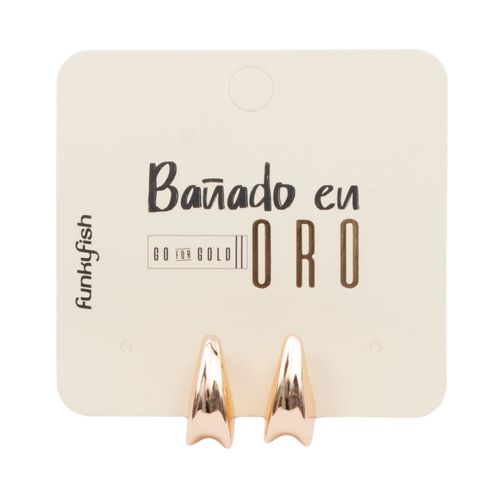 Aretes Golden Drop Funky Fish