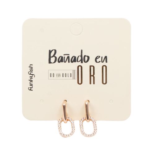 Aretes Oval Spark Funky Fish