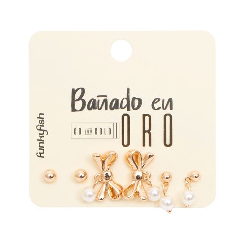 Set de Aretes Sweet Gold Funky Fish